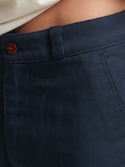 Superdry Blue Vintage Straight Chinos - Image 5 of 6