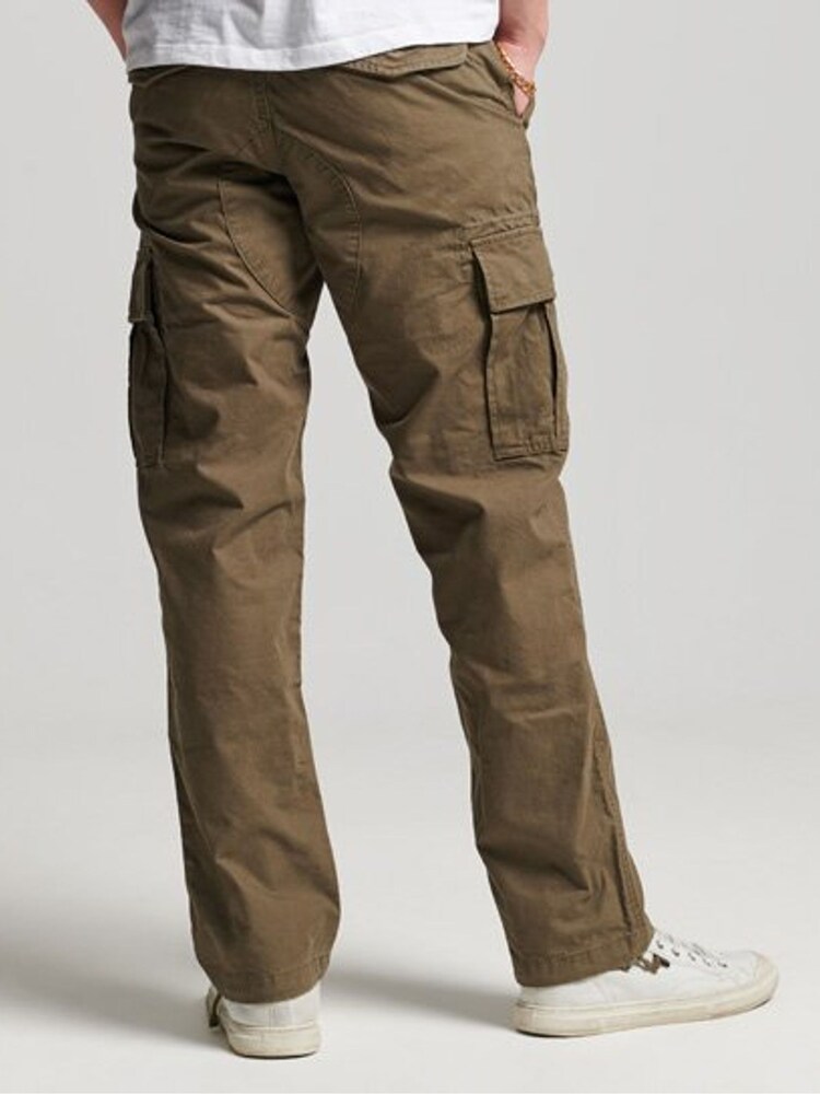 Grün - Superdry Core Utility 100% Baumwoll-Cargohose - Bild 2 von 13