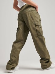 Grün - Superdry Core Utility 100% Baumwoll-Cargohose - Bild 6 von 13