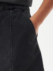 Barbour® International Lorimer Denim Button Skirt - Image 4 of 5