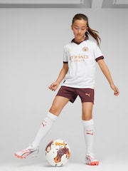 Puma White Manchester City Away Replica 23/24 Kids Football Shirt - Image 1 of 6