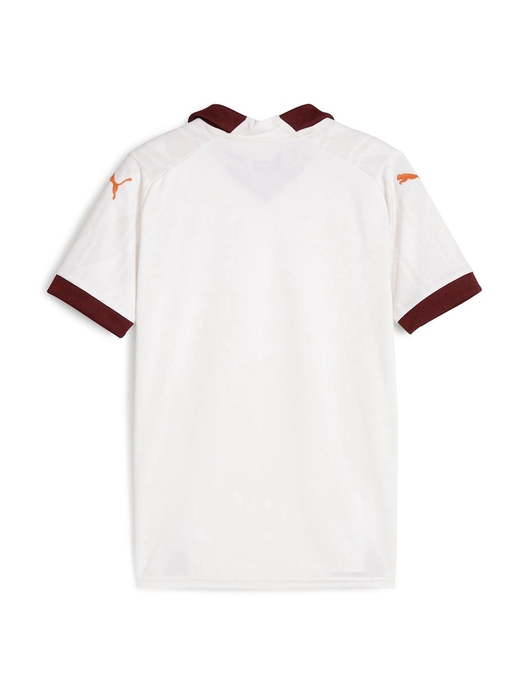 Puma White Manchester City Away Replica 23/24 Kids Football Shirt - Image 6 of 6