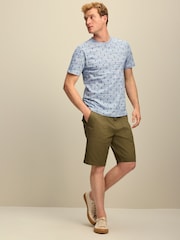 Navy Blue Pattern T-Shirt - Image 2 of 7