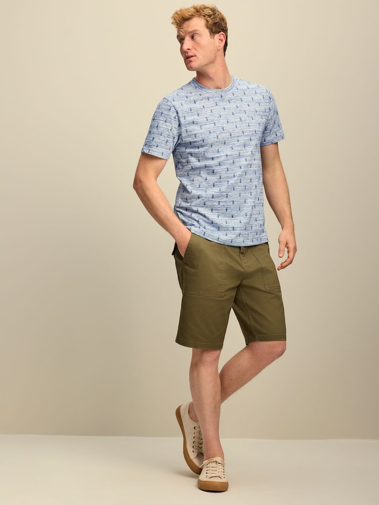Navy Blue Pattern T-Shirt - Image 2 of 7