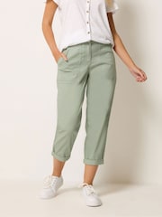 M&Co Green Twill Carpenter Trousers - Image 1 of 5