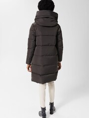 Hobbs Grey Petite Heather Puffer Jacket - Image 2 of 4