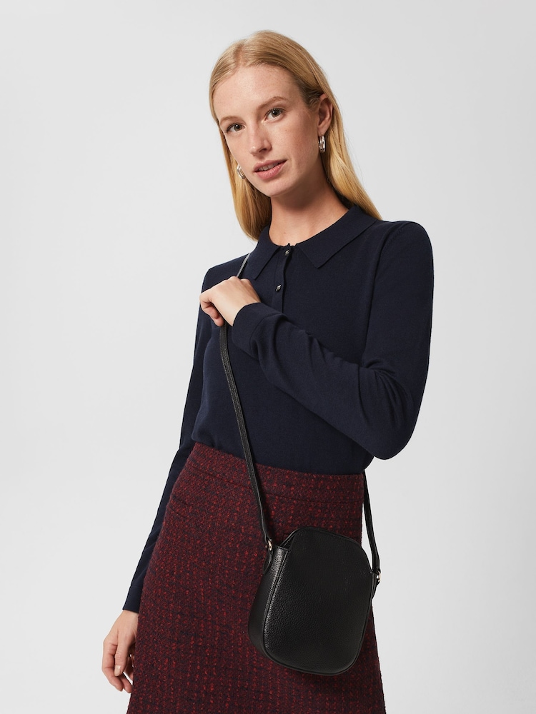 Hobbs Black Hastings Cross-Body Bag - Image 4 of 4