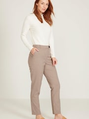 M&Co Brown Check Trousers - Image 1 of 4