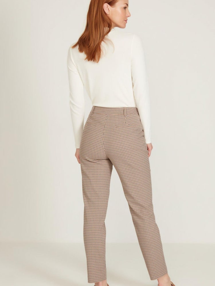M&Co Brown Check Trousers - Image 2 of 4