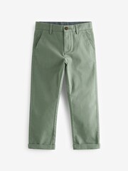 Mineral Green (зеленый) - Стрейчевые брюки-чинос (3-16yrs) - Image 5 of 6