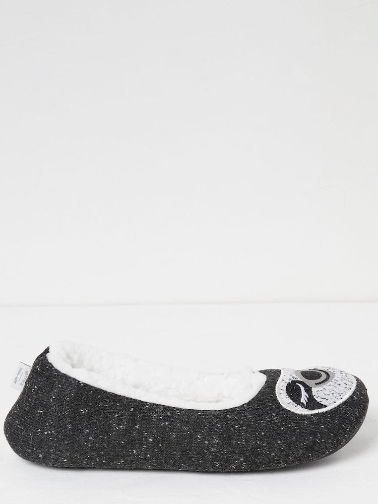 FatFace Serenity Hausschuhe mit Faultierdesign - Bild 1 von 3