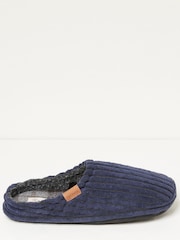 FatFace Blue Jamieson Cord Slippers - Image 1 of 4