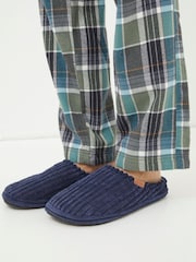 FatFace Blue Jamieson Cord Slippers - Image 4 of 4