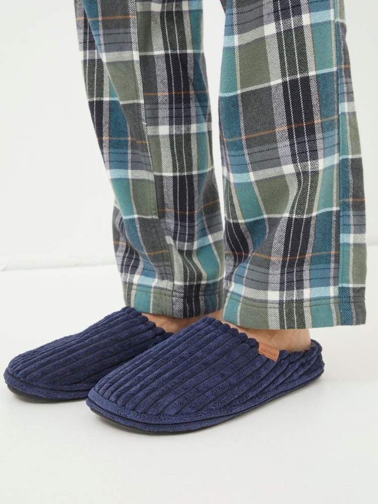FatFace Blue Jamieson Cord Slippers - Image 4 of 4