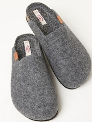 FatFace Grey Freddie House Slippers - Image 2 of 3