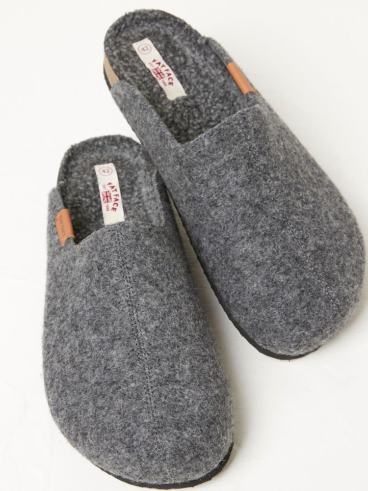 FatFace Grey Freddie House Slippers - Image 2 of 3