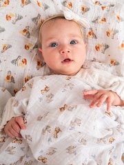 aden + anais Animal Essentials 100% Cotton Muslin Blanket 4 Pack - Image 1 of 5