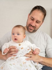 aden + anais Animal Essentials 100% Cotton Muslin Blanket + Friends Bambi Forest - Image 1 of 4