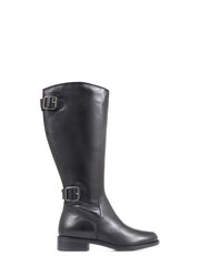 Jones Bootmaker Carrara Wide Calf Fit Leather Black Boots - Image 1 of 5