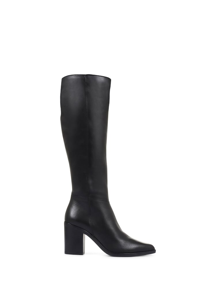 Jones Bootmaker Black Cagliari Extra Slim Knee High Boots - Image 1 of 5