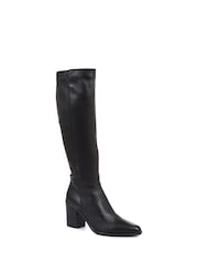 Jones Bootmaker Black Cagliari Extra Slim Knee High Boots - Image 2 of 5