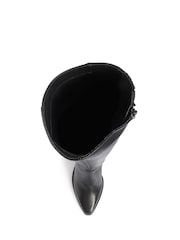 Jones Bootmaker Black Cagliari Extra Slim Knee High Boots - Image 4 of 5