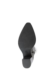 Jones Bootmaker Cagliari Wide Calf Fit Knee High Black Boots - Image 4 of 5