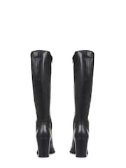 Jones Bootmaker Cagliari Wide Calf Fit Knee High Black Boots - Image 5 of 5