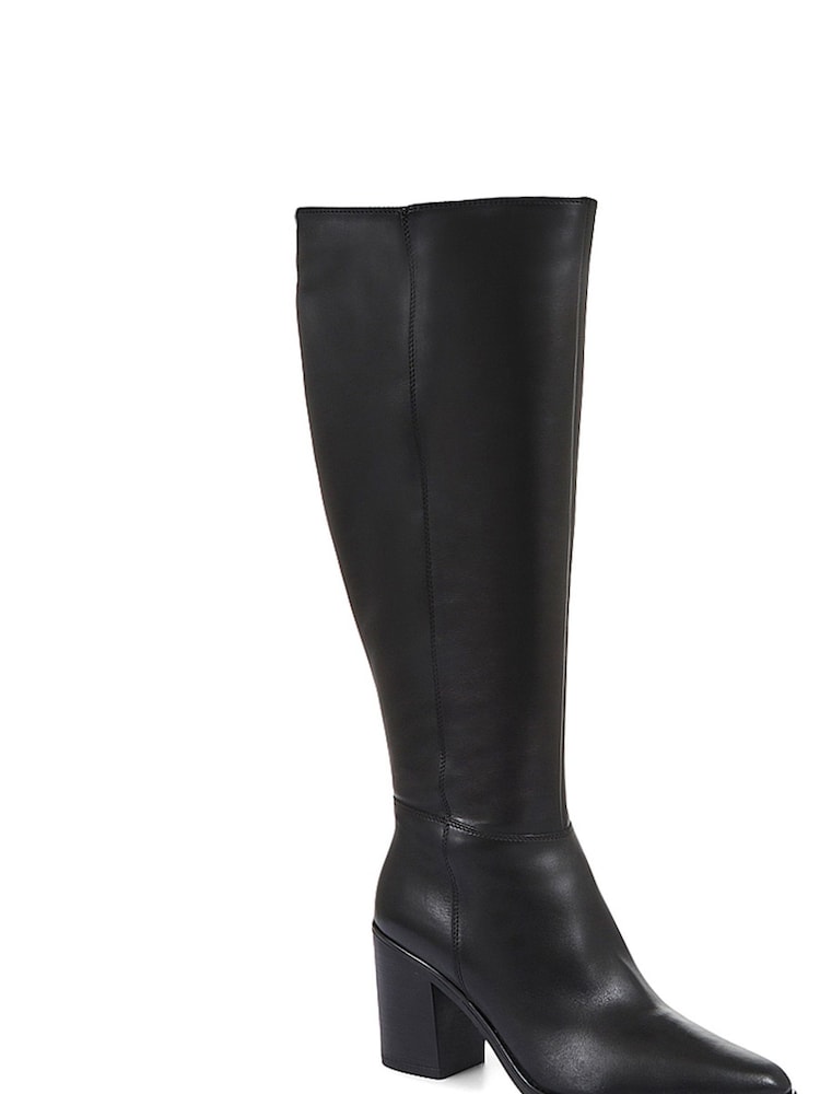 Jones Bootmaker Cagliari Wide Calf Fit Knee High Black Boots - Image 2 of 5
