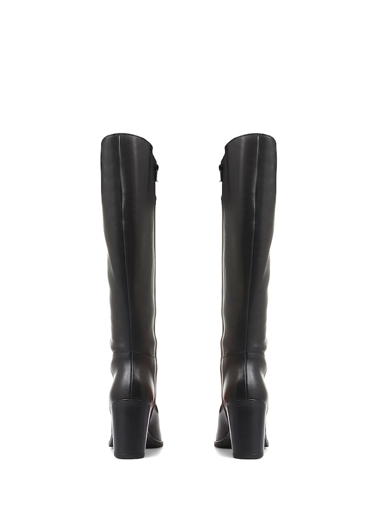Jones Bootmaker Black Wide Calf Cagliari Wide Calf Fit Knee High Boots - Image 3 of 5