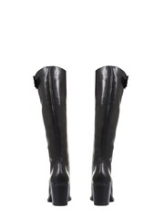 Jones Bootmaker Cesena Medium Leather Black Knee Boots - Image 3 of 5