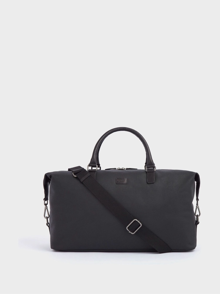 OSPREY LONDON Waxed Canvas & Glazed Calf Leather Grantham Weekend Holdall Bag - Image 2 of 6