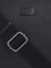 OSPREY LONDON Waxed Canvas & Glazed Calf Leather Grantham Weekend Holdall Bag - Image 6 of 6
