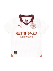 Puma White Manchester City Away 23/24 Minikit - Image 3 of 6