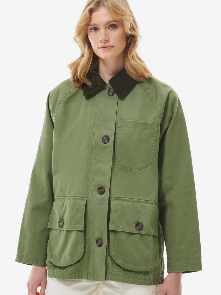 Barbour® Green Penny Jacket - Image 1 of 7