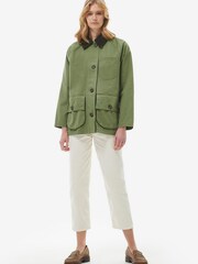 Barbour® Green Penny Jacket - Image 3 of 7