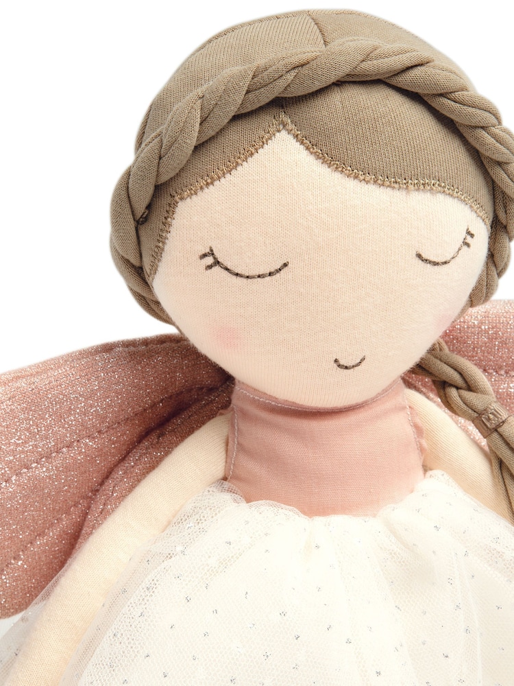 Mamas & Papas Pink Christmas Bella Fairy Soft Toy - Image 4 of 4