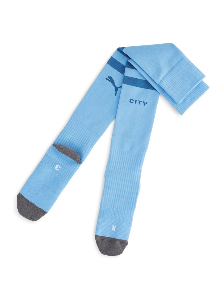 Puma Blue Manchester City Home 23/24 Football Socks - Image 1 of 1