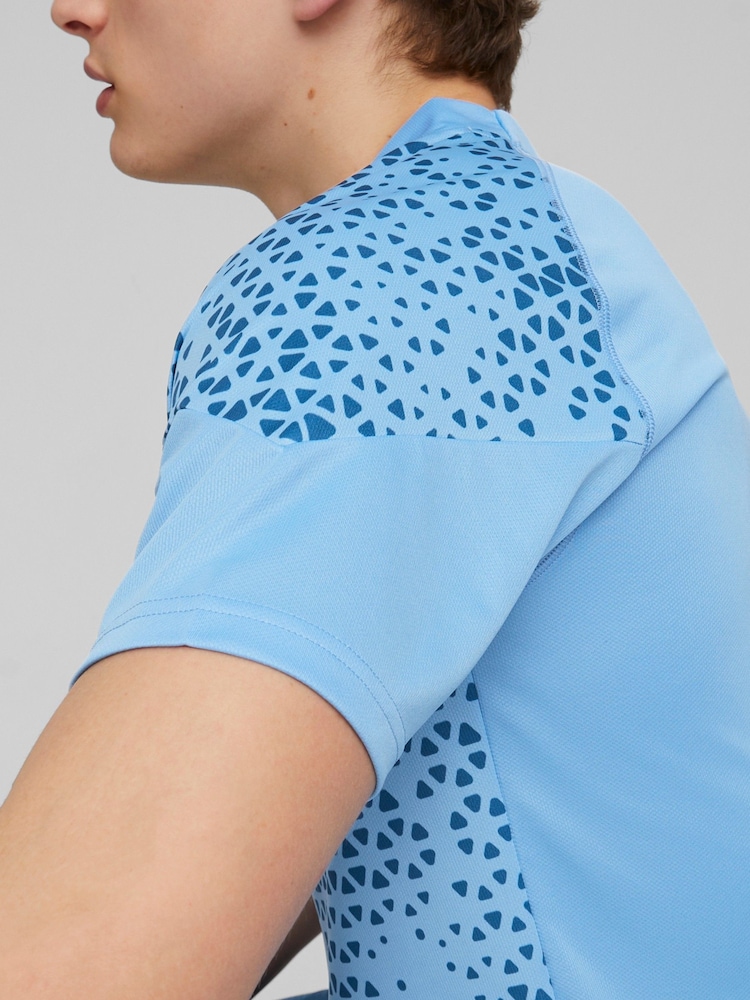 Puma Light Blue Manchester City Training Top - Image 4 of 8