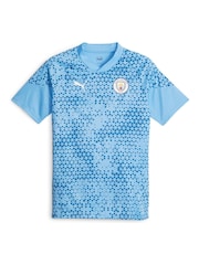 Puma Light Blue Manchester City Training Top - Image 6 of 8