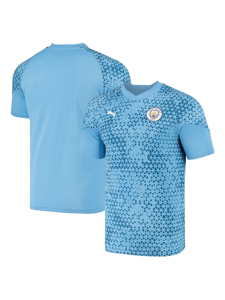 Puma Light Blue Manchester City Training Top - Image 8 of 8