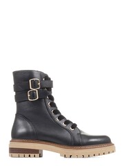 Jones Bootmaker Simonetta Biker Black Boots - Image 2 of 6