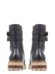 Jones Bootmaker Simonetta Biker Black Boots - Image 4 of 6