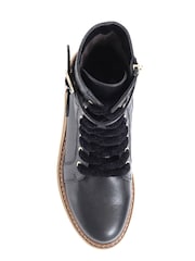 Jones Bootmaker Simonetta Biker Black Boots - Image 5 of 6