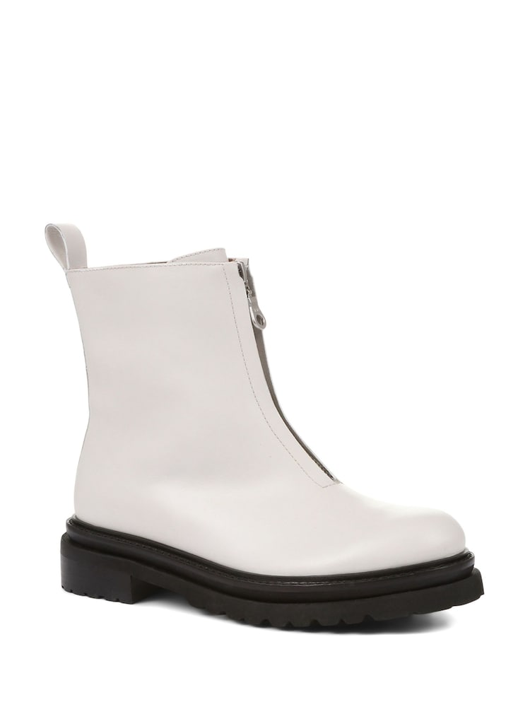 Jones Bootmaker Lanie Zip-Up Chunky Boots - Image 1 of 4