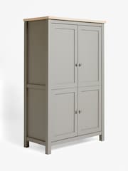 Dove Grey Malvern Oak Effect Small Hideaway Desk - Image 8 of 9
