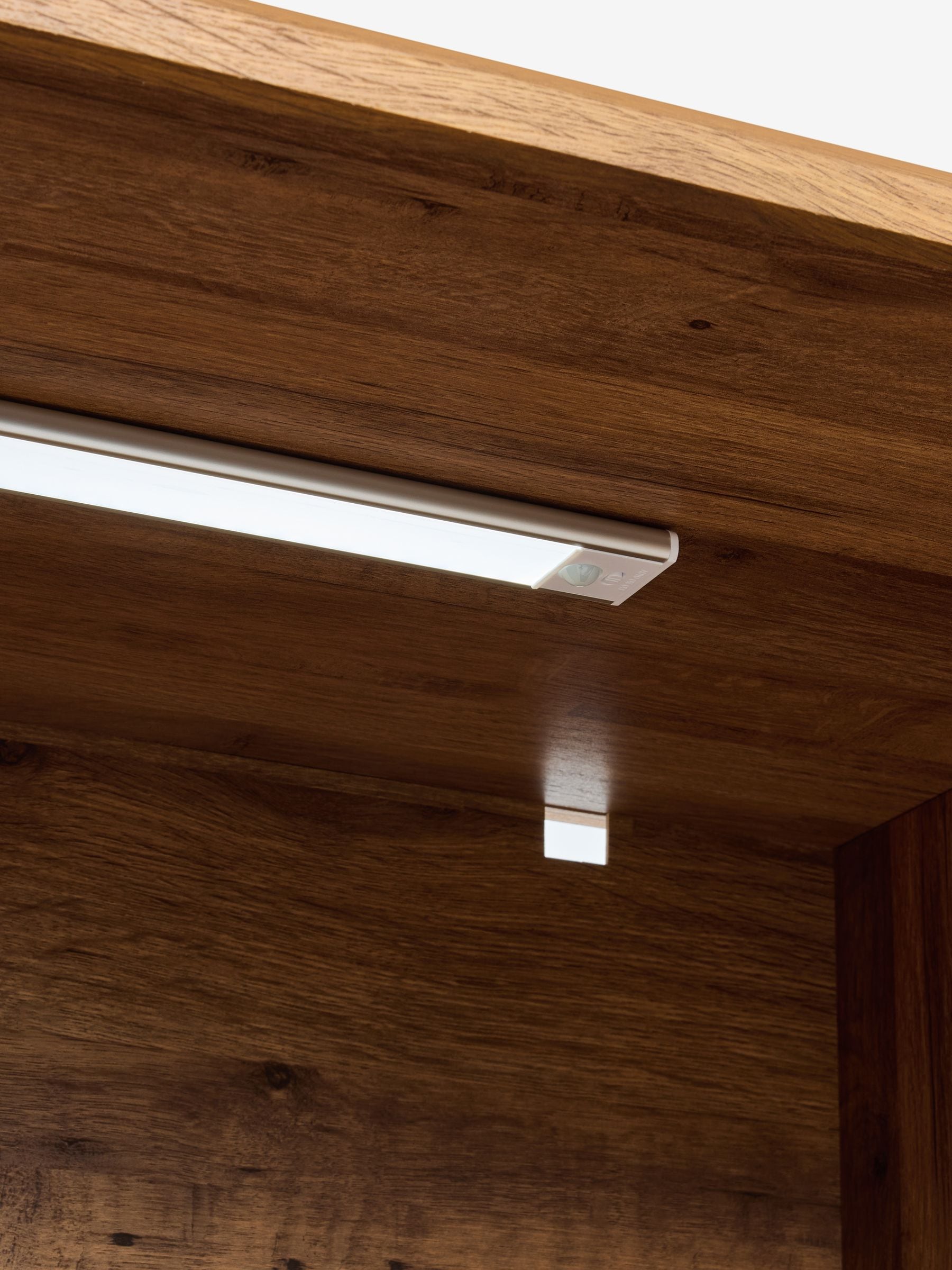 Buy Dark Natural Bronx Oak Effect Hideaway Desk from the Next UK