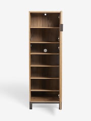 Dark Natural Bronx Oak Effect Shoe Storage Cabinet - Image 5 of 7