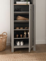 Dove Grey Malvern Dove Malvern Dove Slim Shoe Storage Cabinet - Image 2 of 7