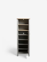 Dove Grey Malvern Dove Malvern Dove Slim Shoe Storage Cabinet - Image 5 of 7